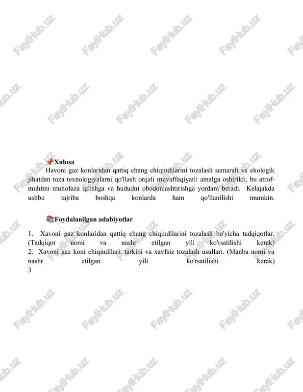 havoni gaz xolidagi qattiq chang chiqindilarini tozalash - Page 5