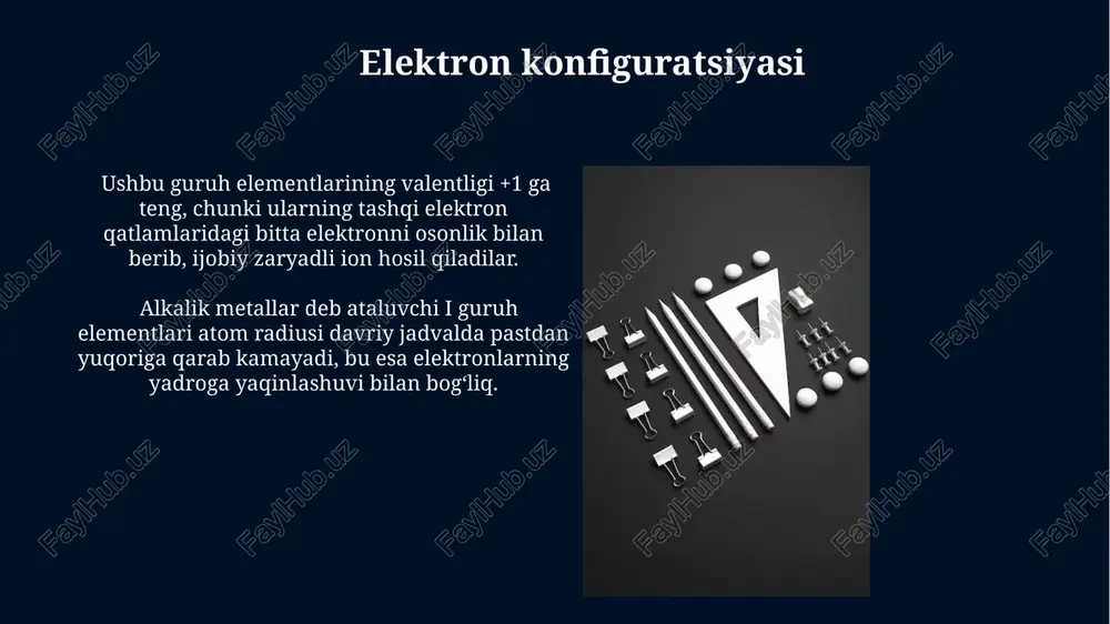 i guruh elementlarining kimyoviy xossalari - Page 5