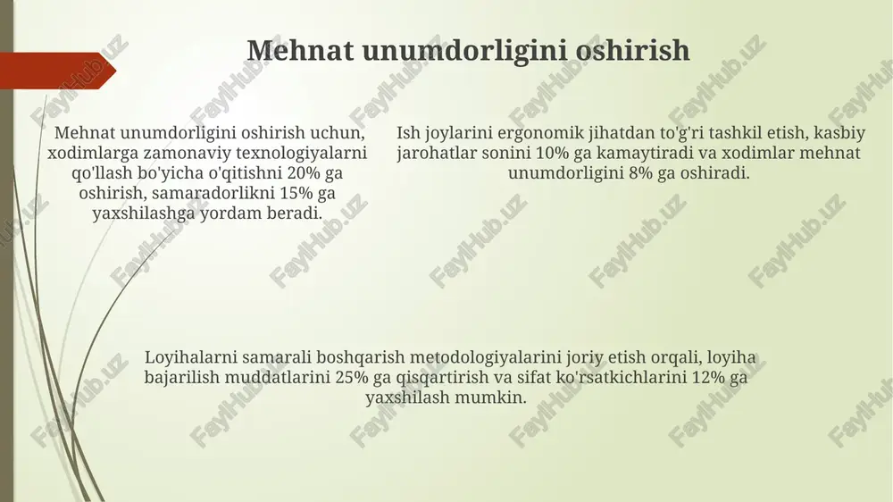 ish ornini tashkillashtirish talablari - Page 5
