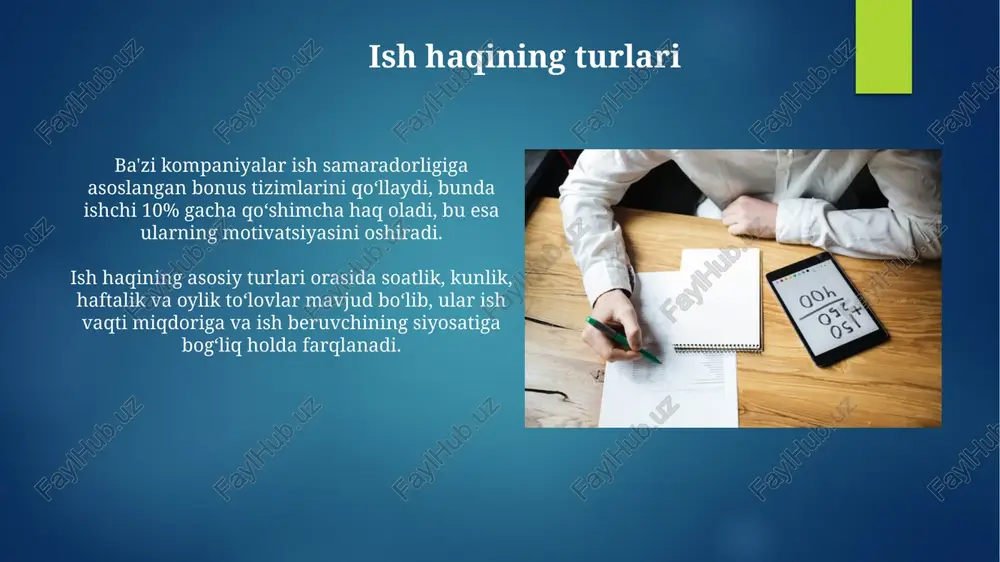 ish haqi shakllari va tizimlar - Page 5