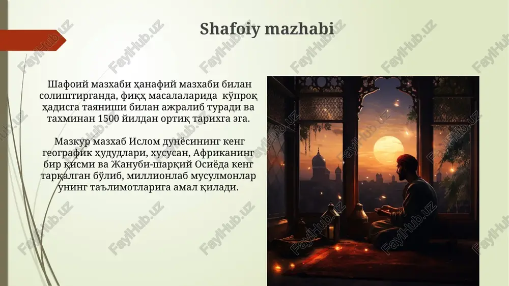 islomda mazhablarning paydo boʼlishi haqida - Page 5