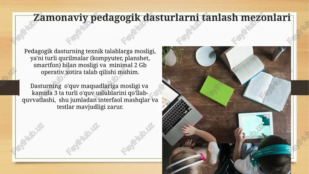 pedagogik dasturlarni kasbiy faoliyatda qo‘llash imkoniyatlari - Page 5