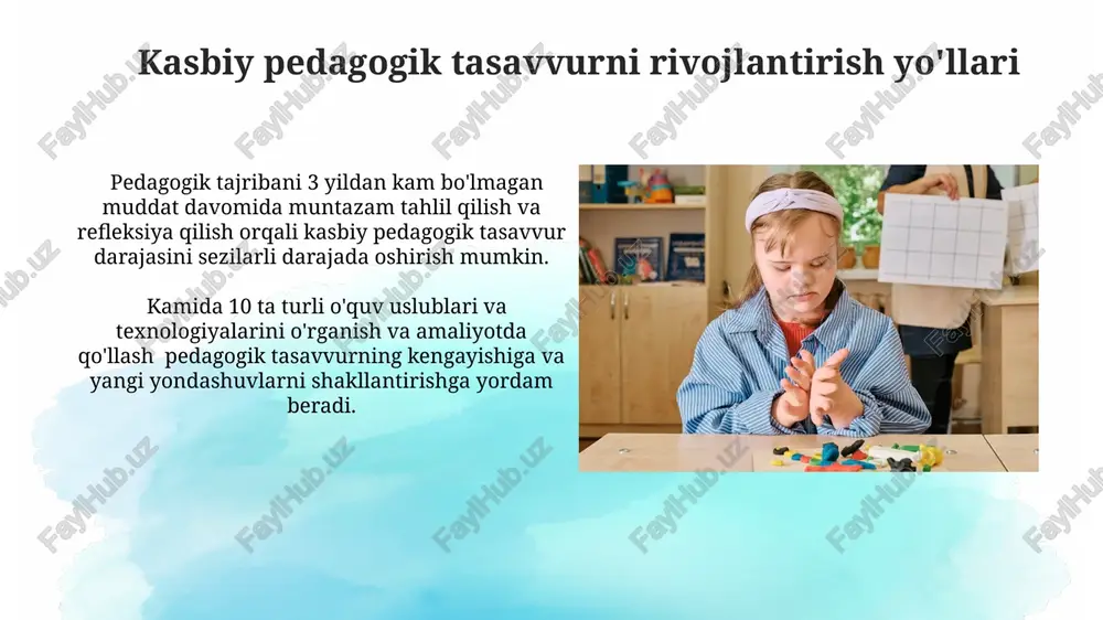 kasbiy pedagogik tasavvur - Page 5