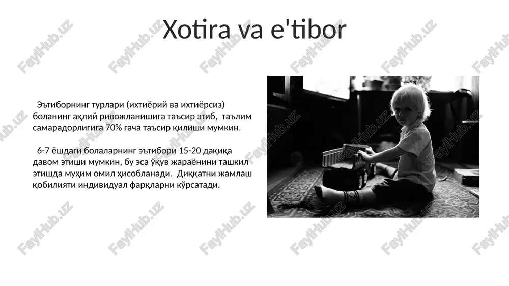 kichik maktab yoshi davrida psixik rivojlanish - Page 5