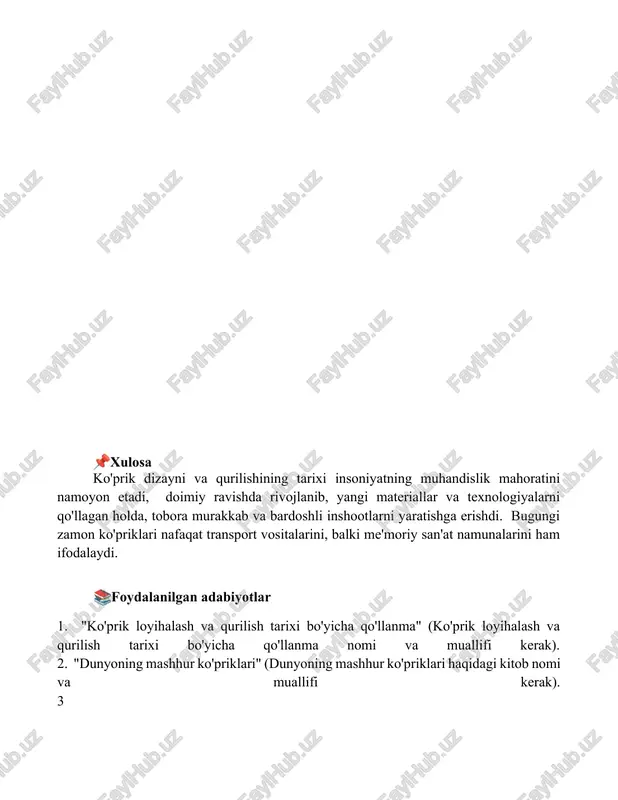 ko‘priklarni loyixalash va qurish tarixi - Page 5