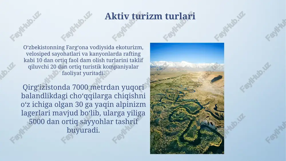 markaziy osiyo turizmini kelajagi - Page 5