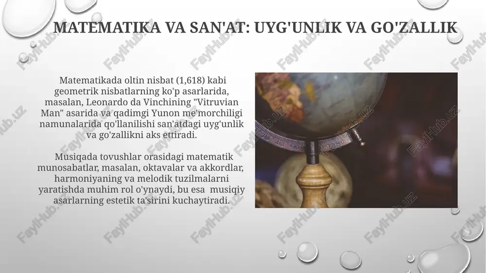 matematika fanining dunyo madaniyati va tarixidagi tutgan o'rni - Page 5