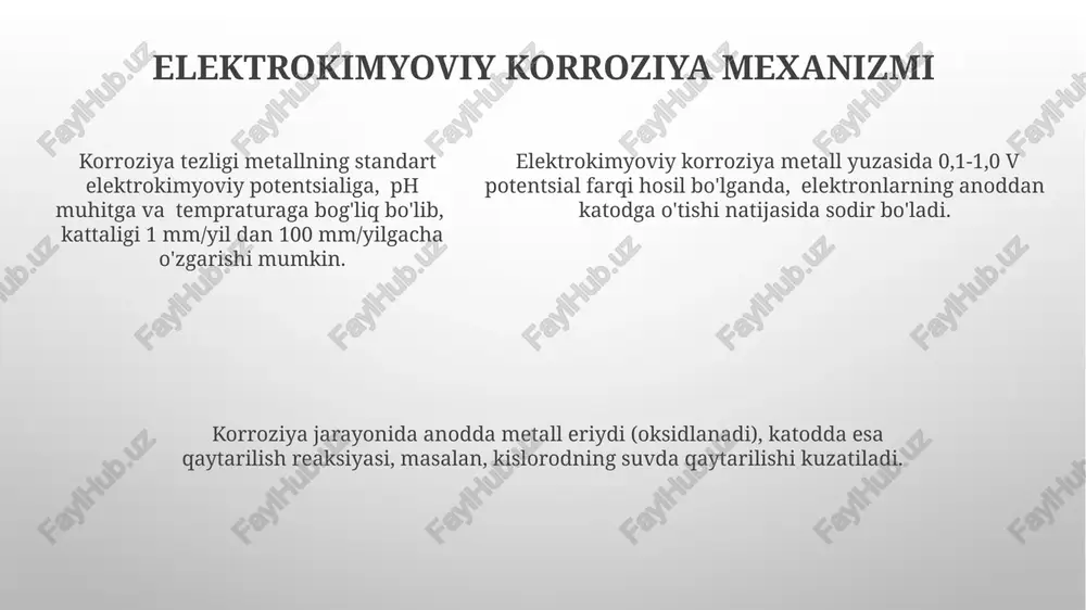 metallarning korroziyasi va unga qarshi kurashish usullari - Page 5