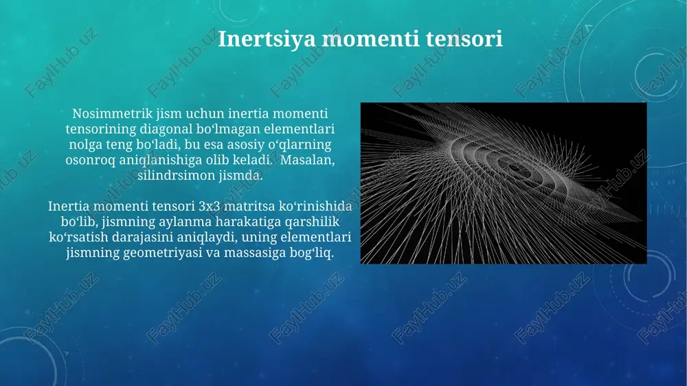 mexanik tizimlar dinamikasiga kirish. inersiya momenti - Page 5