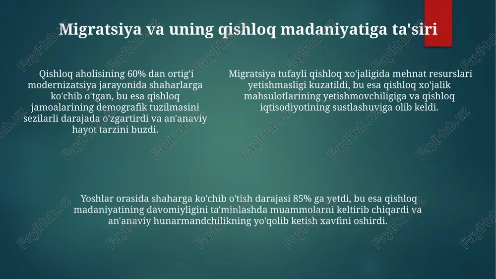 qishloq madaniyatining modernizatsiyasi - Page 5
