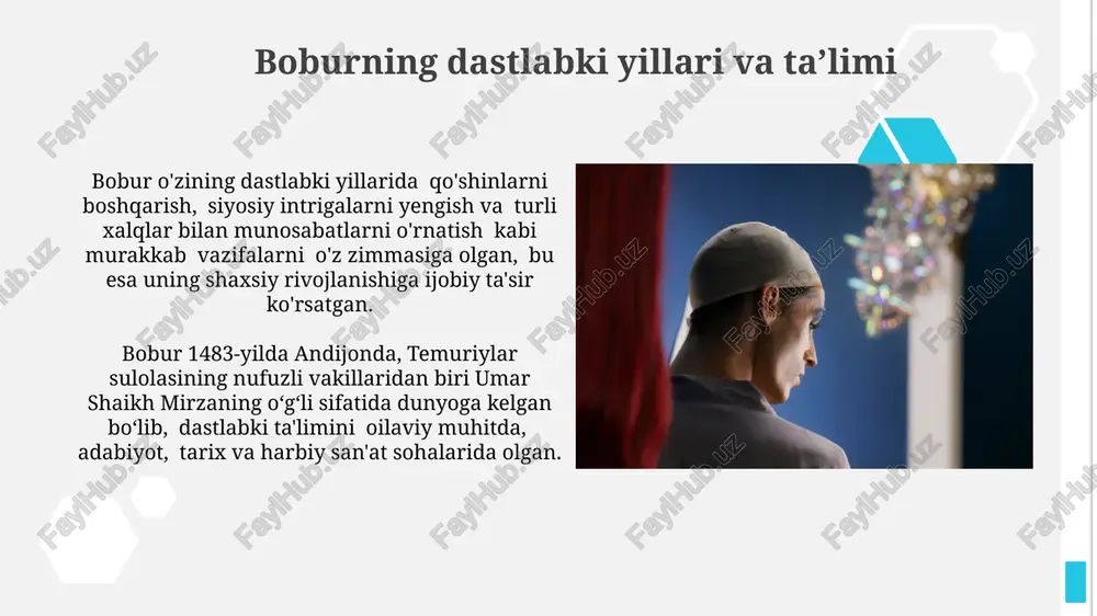 mirzo bobur hayoti va ijodi - Page 5