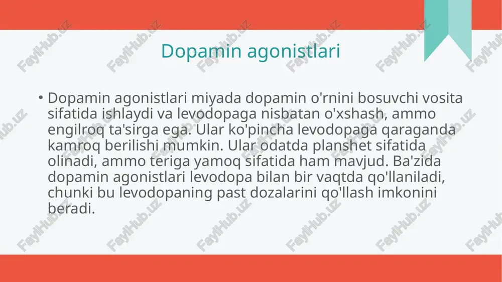 parkinson kasalligida ishlatiladigan dori vositalari - Page 5