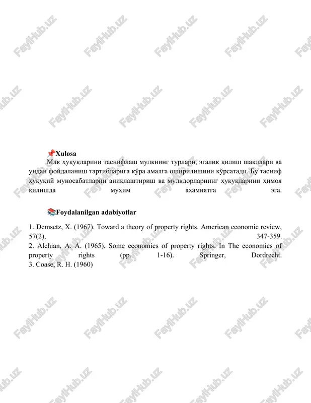 mulkchilik huquqlarining tasniflanishi - Page 5