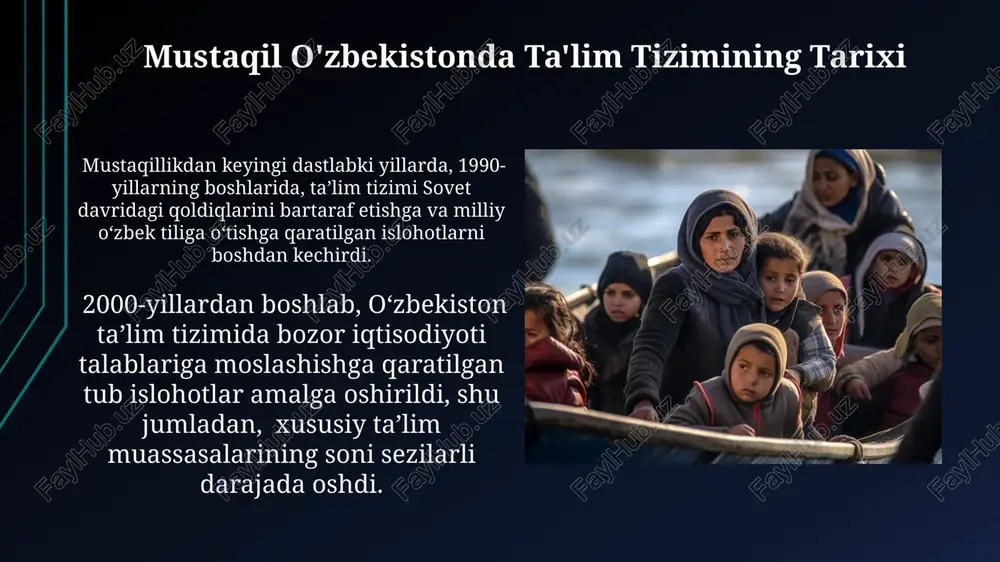 mustaqil o'zbekiston respublikasida ta'lim tizimi - Page 5