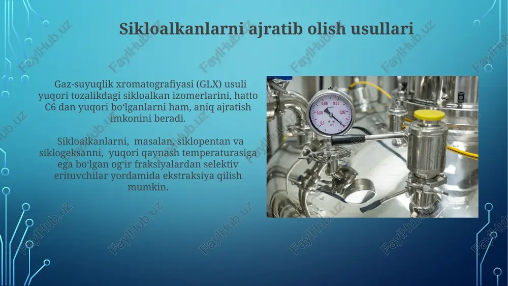 neft tarkibidagi sikloalkanlarni olish usullari - Page 5
