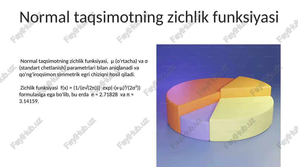 normal taqsimot va uning xususiyatlari - Page 5
