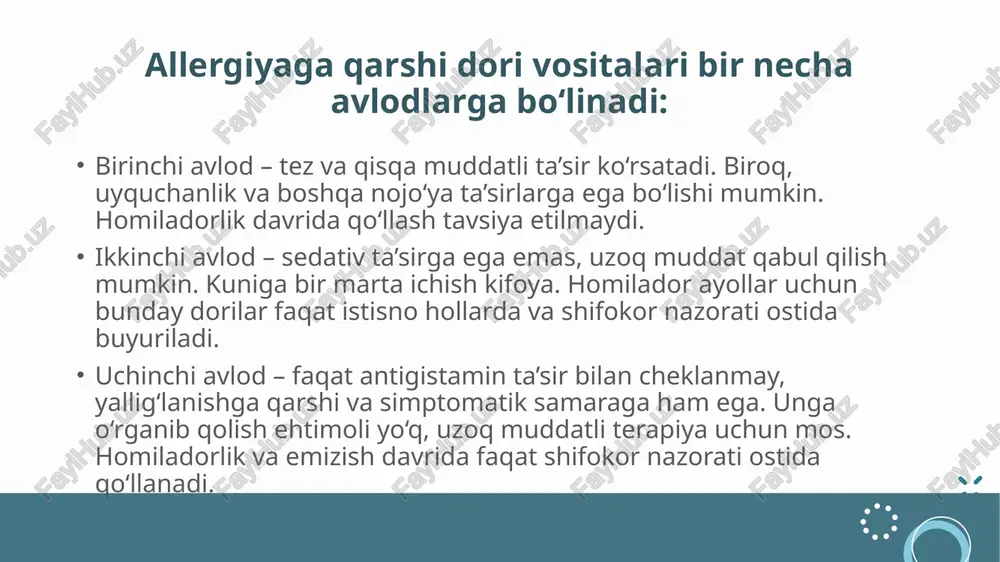 allergiyaga qarshi dori vositalari - Page 5