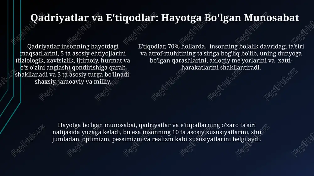 va sud hokimiyatlarini o'z ichiga oladi. ushbu asarda 20-asr siyosatiga ta'sir ko'rsatgan 10 dan ortiq muhim tarixiy voqea va shaxslarning roli chuqur o'rganiladi, jumladan, ikki jahon urushi va sovuq urush davri. ushbu asarda 20-asr siyosatiga ta'sir ko'rsatgan 10 dan ortiq muhim tarixiy voqea va shaxslarning roli chuqur o'rganiladi, jumladan, ikki jahon urushi va sovuq urush davri. fan: kashfiyotlar va izlanishlar "fan: kashfiyotlar va izlanishlar" asarida 10 dan ortiq turli sohalardagi ilmiy kashfiyotlar va ularning insoniyat taraqqiyotiga qo'shgan hissasi 5 bobda batafsil tahlil qilinadi. "fan: kashfiyotlar va izlanishlar"da tabiiy fanlar bilan ijtimoiy fanlar o'rtasidagi 15 ta bog'liqlikka oid misollar keltirilgan bo'lib, ularning integratsiyasi kelajakdagi taraqqiyot uchun muhim ekanligi ta'kidlanadi. kitobda 20-asrning ikkinchi yarmidan boshlab fanning tez sur'atlar bilan rivojlanishi, xususan, axborot texnologiyalari sohasidagi 3ta asosiy yutuqlar misol qilib keltiriladi. texnologiya: taraqqiyot va innovatsiya sun'iy intellektning rivojlanishi natijasida 2030-yilga borib, taxminan 15 million yangi ish o'rni yaratilishi va 10 million ish o'rni …