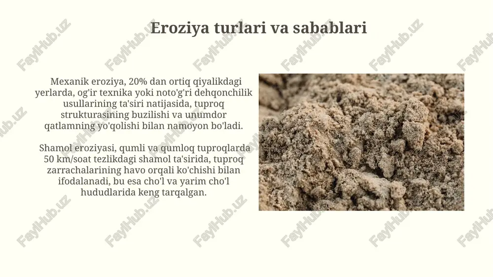 litosferaning ifloslanishi eroziya va degradatsiya - Page 5