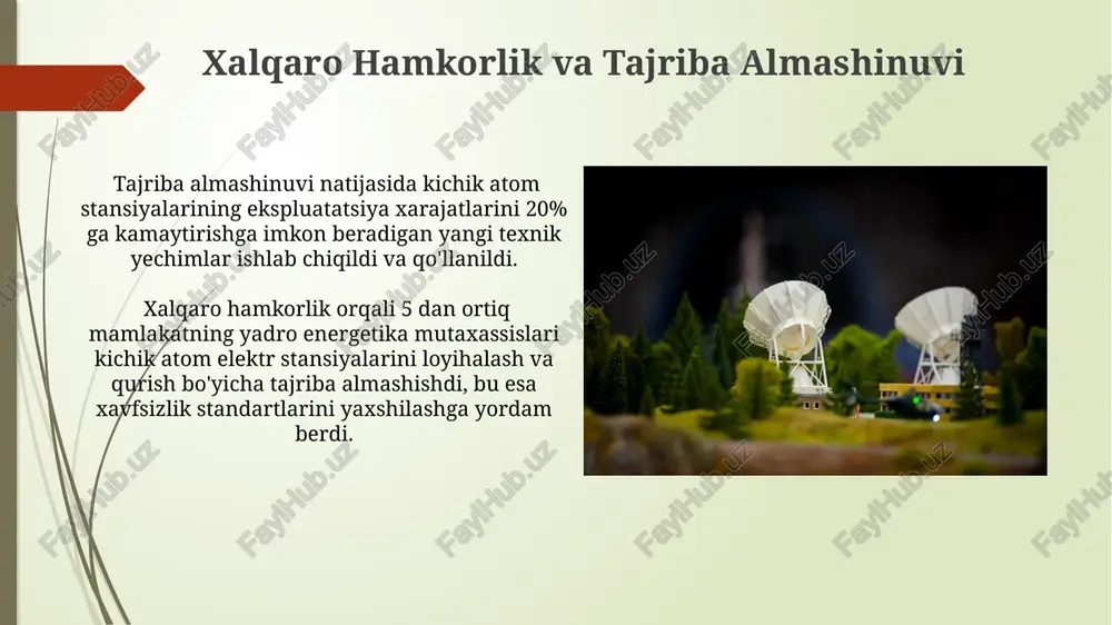 kichik atom elektr stansiyalarining afzalliklari va kamchiliklari - Page 5