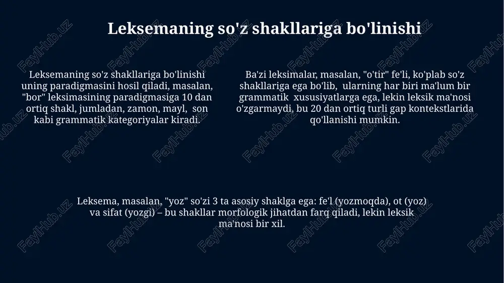 leksema va so'z munosabati - Page 5