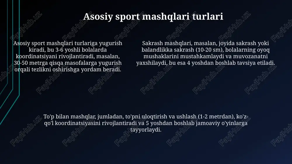 maktabgacha yoshdagi bolalar uchun sport mashqlari - Page 5