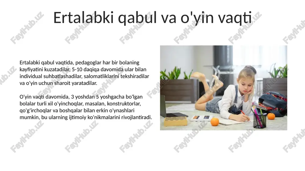 mttda ilk yoshdagi bolalar kun tartibi - Page 5