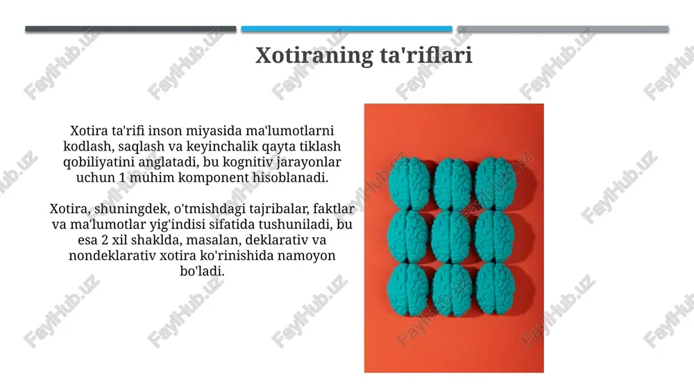 xotira va boshqa psixik jarayonlarning o'zaro bog'liqligi - Page 5