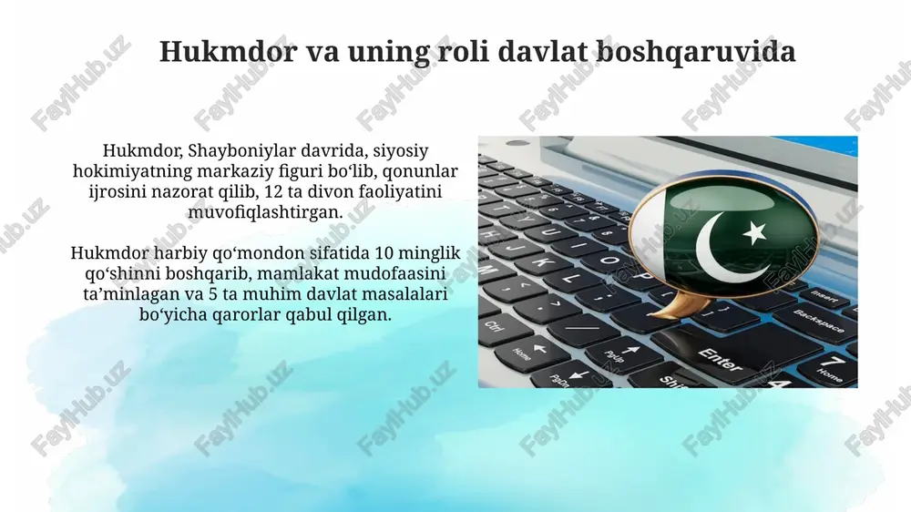 shayboniylarning davlat boshqaruv tizimi - Page 5