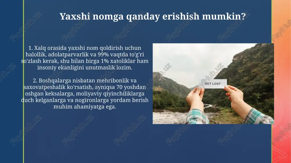 yashamoq-oʻzidan yaxshi nom qoldirmoq - Page 5