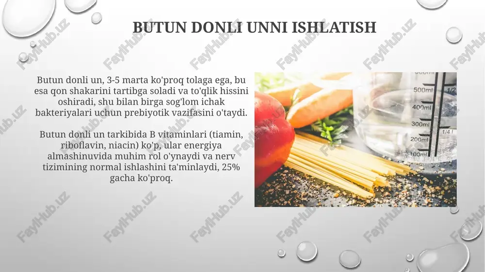makaron mahsulotlari ozuqaviy qiymatini oshirish yo'llari - Page 5