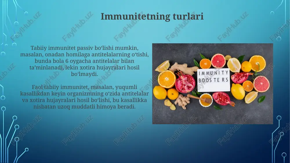 tabiiy va sun'iy immunitet - Page 5
