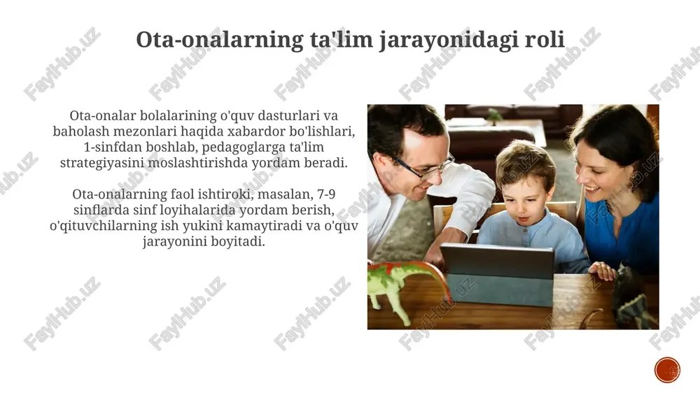 ota-onalarni ta'limiy tarbiyaviy jarayonga jalb qilish va faollashtirish - Page 5