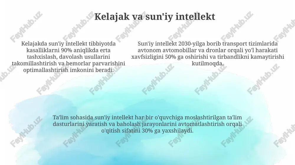 sun'iy intellektning inson faoliyatidagi o'rni - Page 5