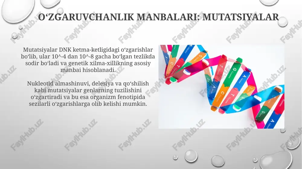 genetikada òzgaruvchanlik - Page 5