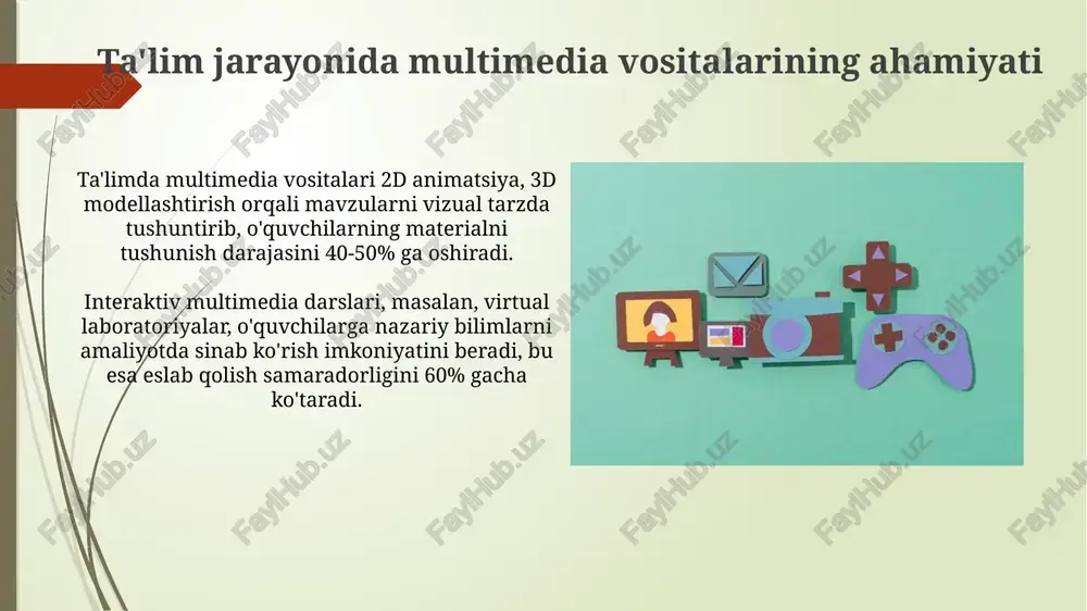 multemediya vositalari jarayonidan foydalanish - Page 5