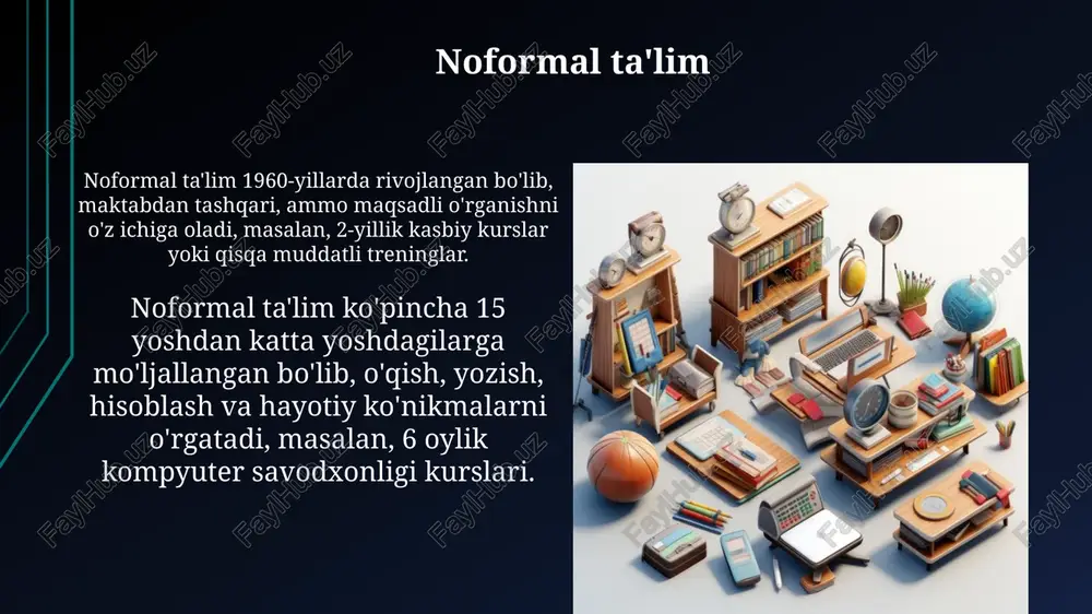 ta'lim turlari va ta'limni tashkil etish shakllari - Page 5