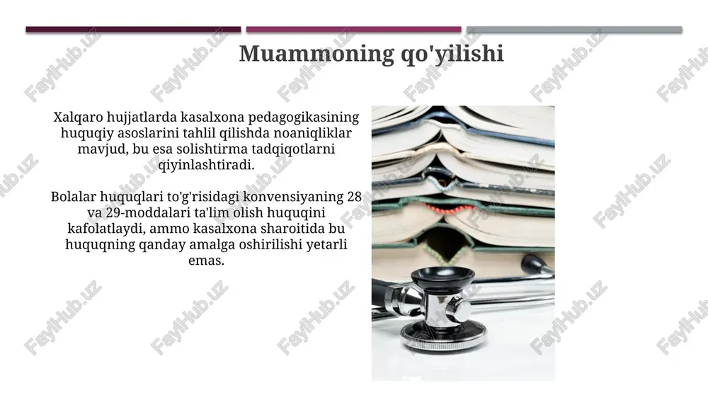 gospital pedagogikasining huquqiy asoslari - Page 5