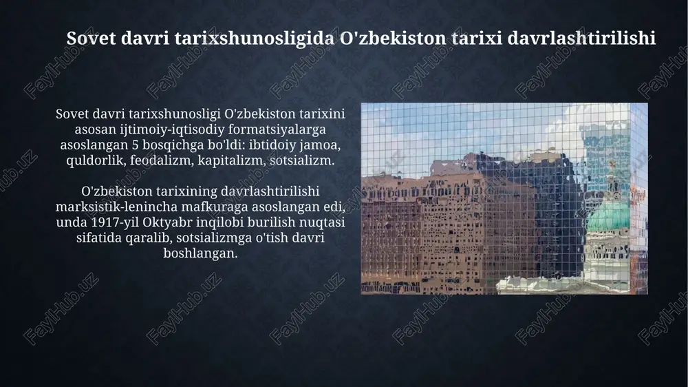 oʻzbekistonning zamonaviy tarixida davrlashtirish muammosi - Page 5