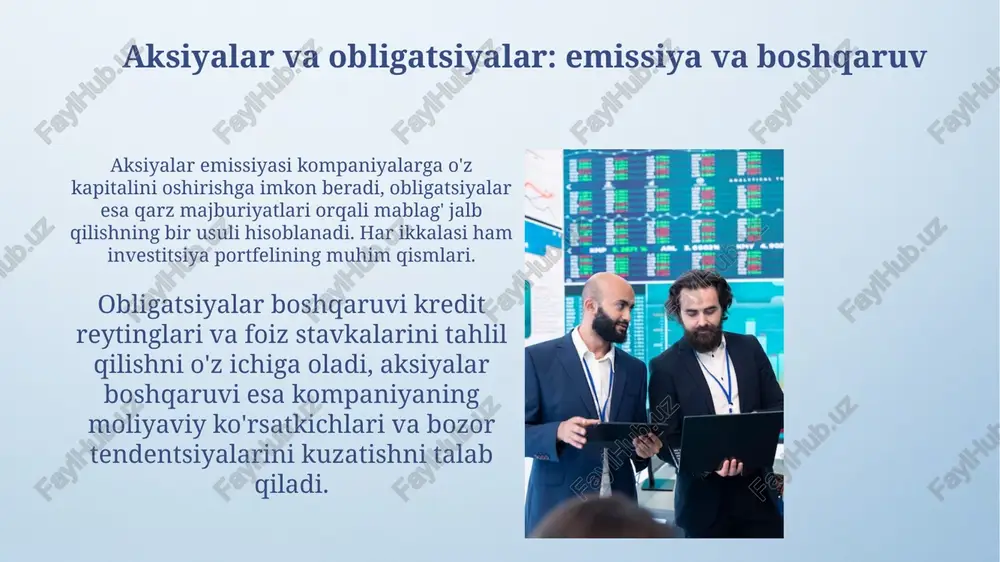 moliyaviy bozorda korporatsiya - Page 5