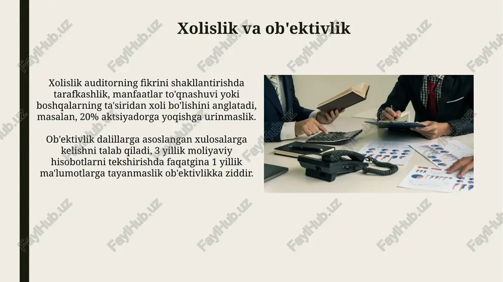 auditorlik kasbining axloqiy talablari - Page 5