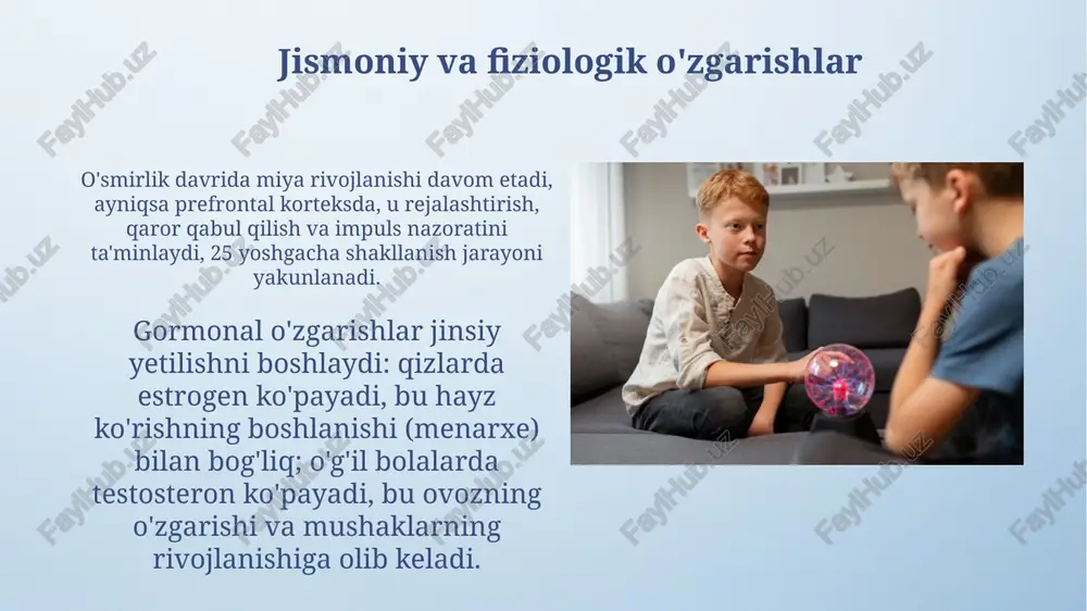 o'smirlik davrining psixologik xususiyati - Page 5