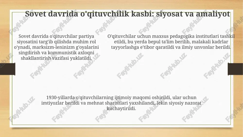 o'qituvchi kasbining rivojlanish tarixi - Page 5