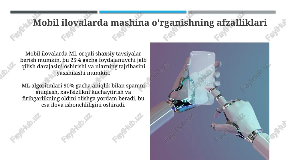 machine learning va sun’iy intellekt algoritmlarini mobil ilovalarda qo‘llash - Page 5