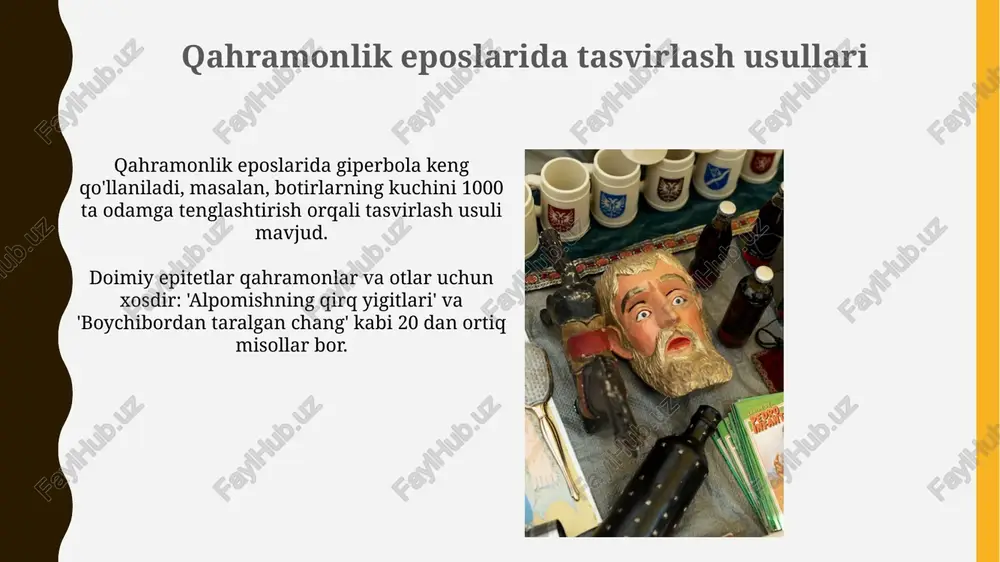 epik janrlarda adabiy va badiiy shakllar - Page 5
