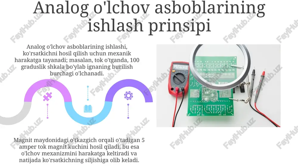 elektrik o'lchov asboblarining turlari va ishlashi - Page 5