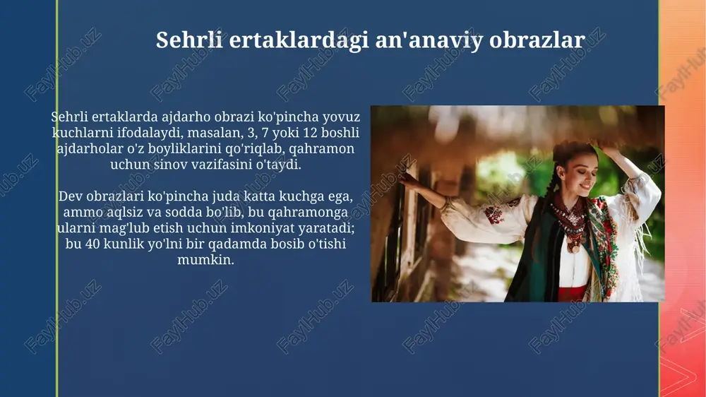 og'zaki xalq ijodidagi ananaviy obrazlar - Page 5