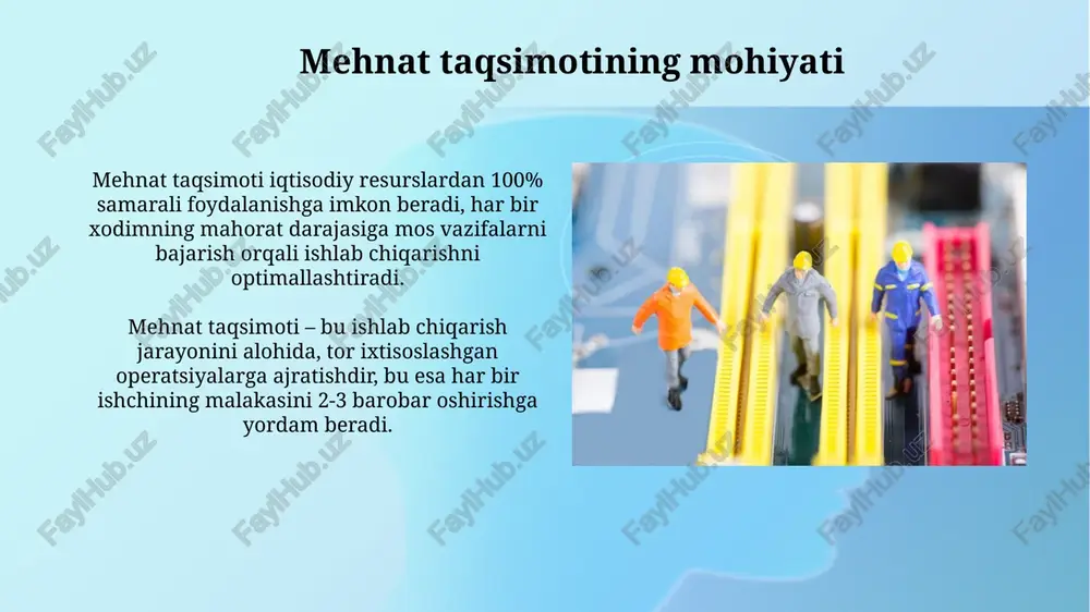 mehnatni gorizantal va vertikal taqsimlanishi - Page 5