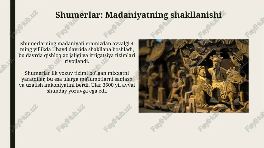 qadimgi mesopotamiya xalqlari madaniyati - Page 5