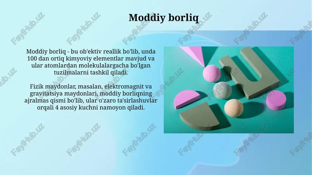 borliq va uning asosiy shakllari - Page 5
